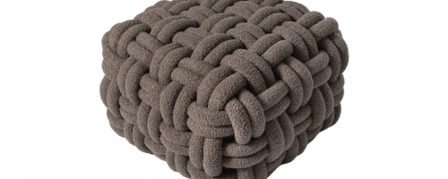 DAMA puff TEDDY CINZA PE